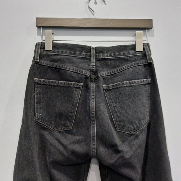 Aritzia Wilfred Citizens of Humanity Liv Strsight Crop Jeans Vintage Black - Picture 5 of 9